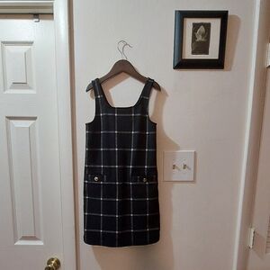 Abercrombie Kids Black and White Plaid Dress